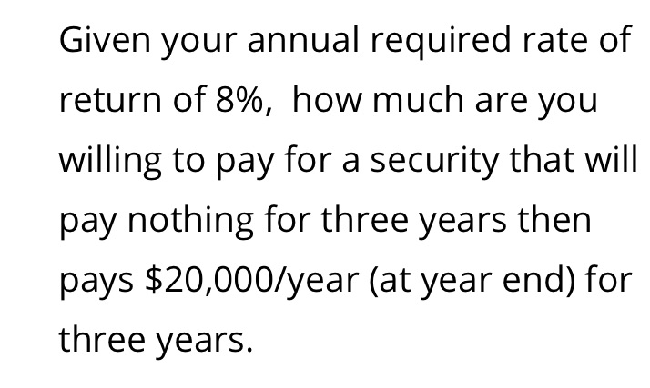How can the following question be solved using a