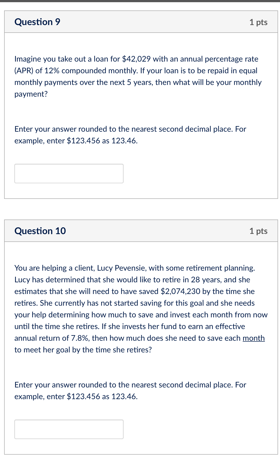 i Question 1 1 pts A perpetuity is defined as a