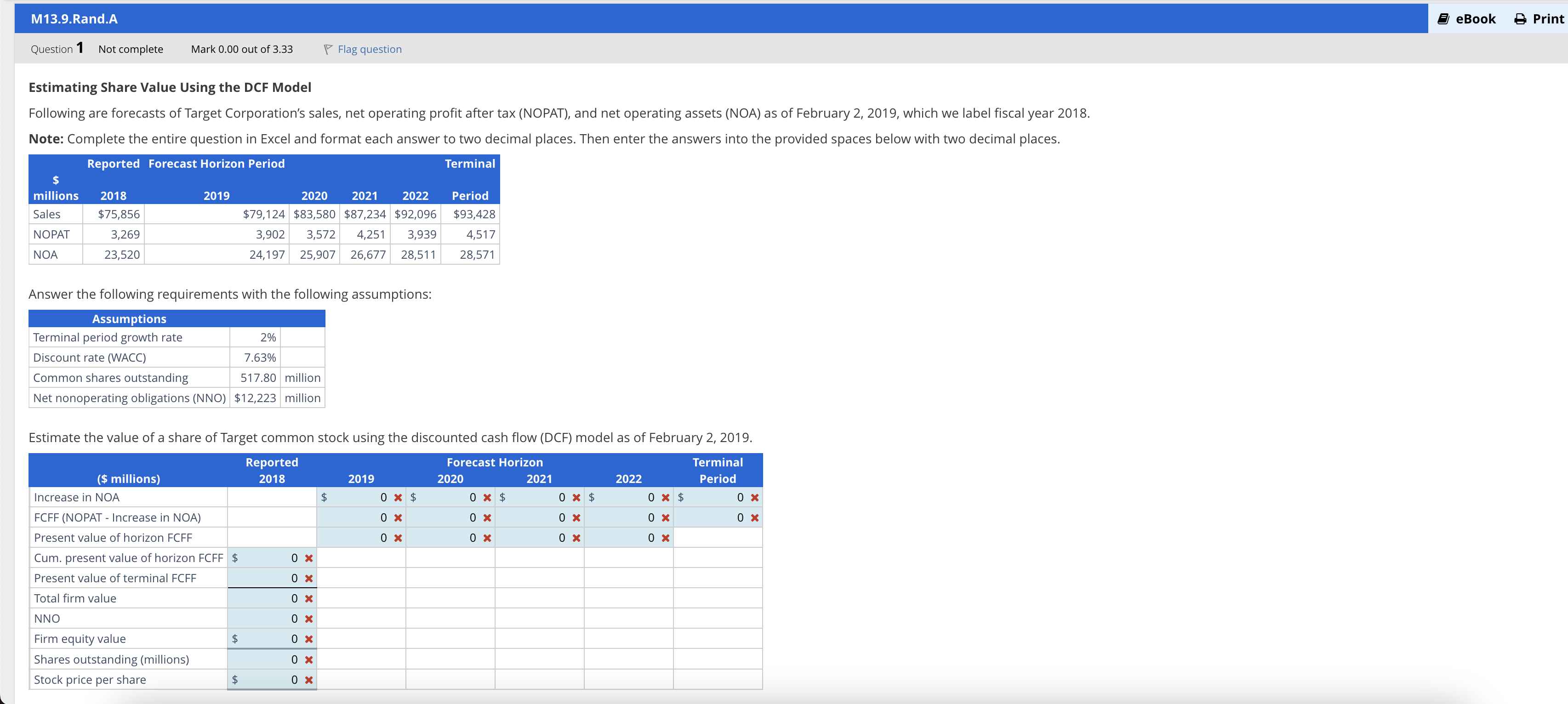 M13.9.Rand.A eBook & Print Question 1 Not