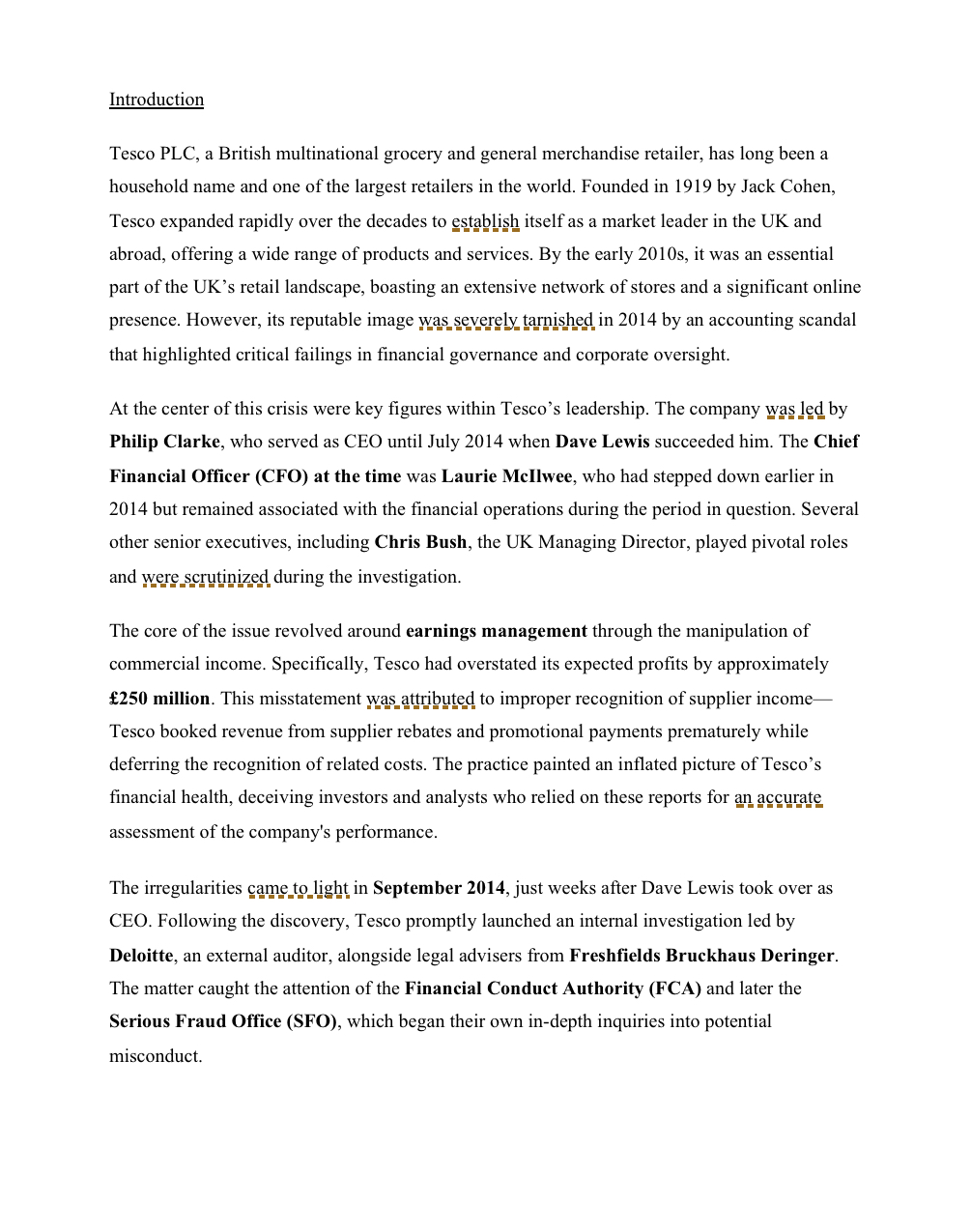 Using publicly available information and assigned