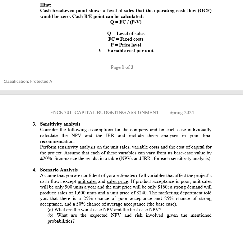 A B C D E F G H Amadeus Corp.- Capital Budgeting