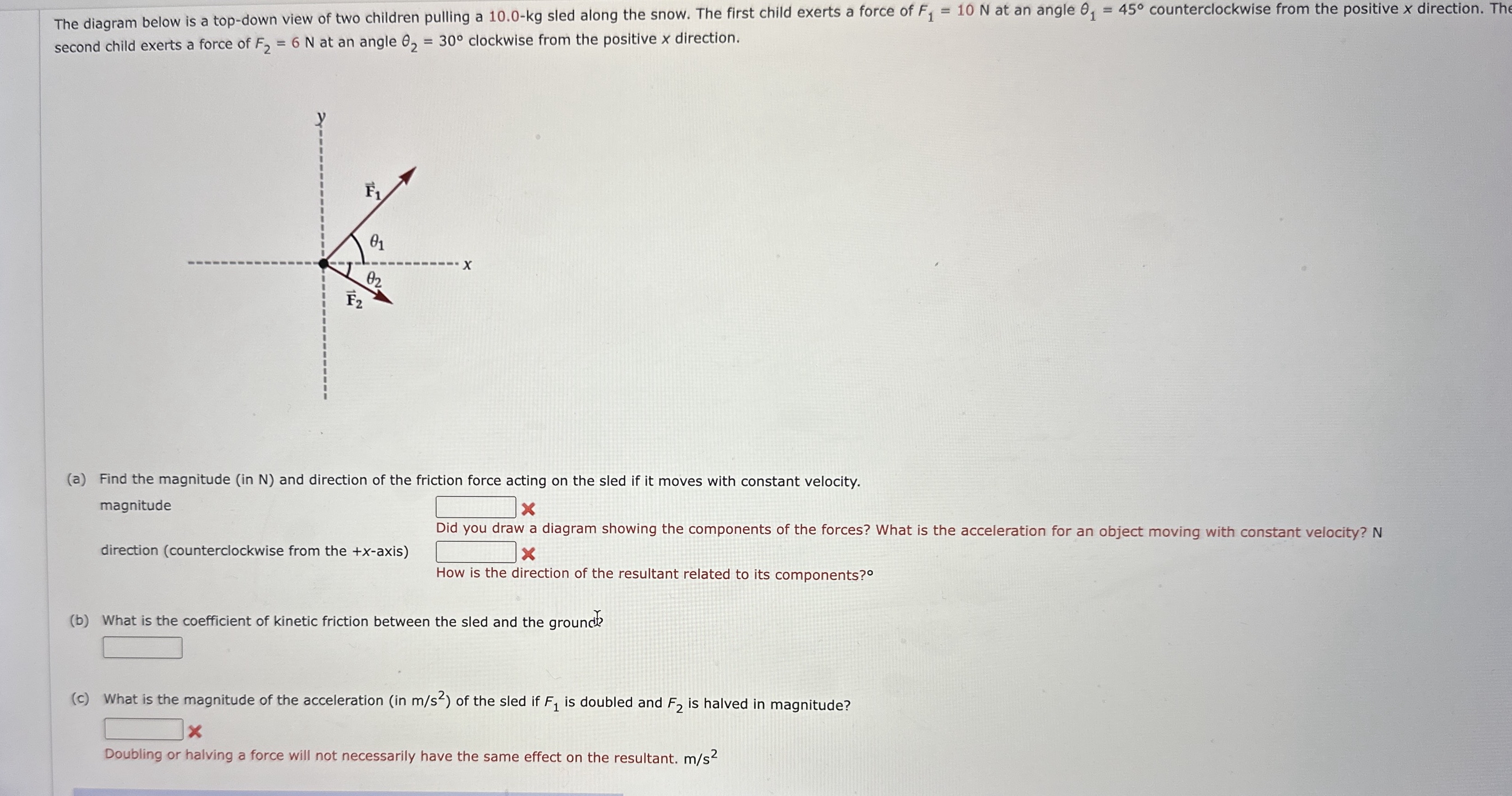 The diagram below is a top - down view of two