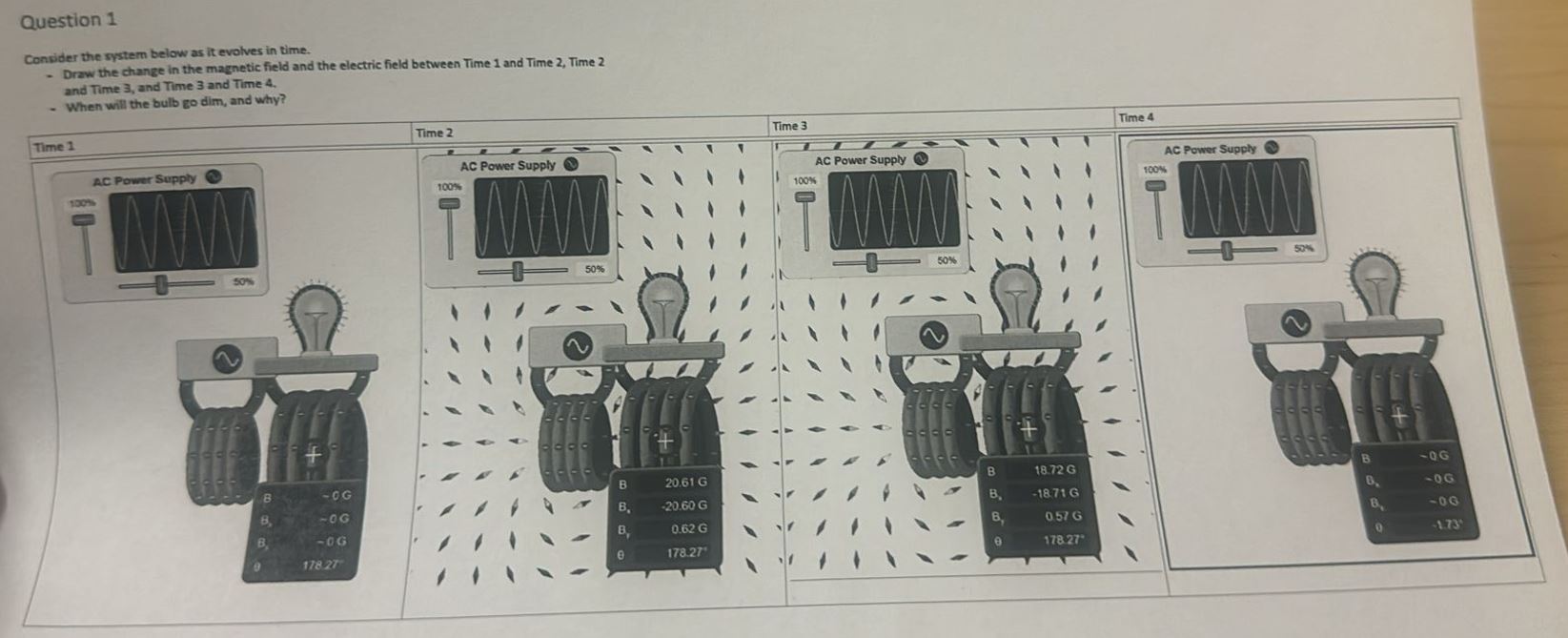 Question 1 Consider the system below as it