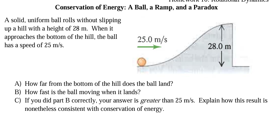 Conservation of Energy: A Ball, a Ramp, and a