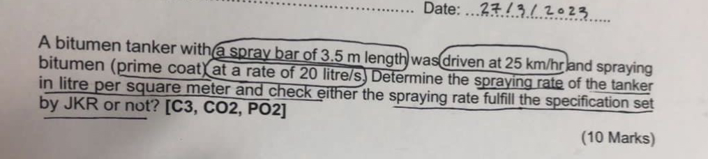 Date: . 2 7 . 1 3 . 1 . 2 0 2 3 q , A bitumen