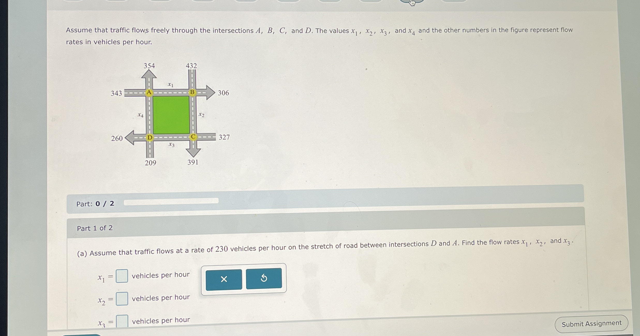 Assume that traffic flows freely through the