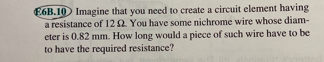 ( E 6 B . 1 0 ) Imagine that you need to create a