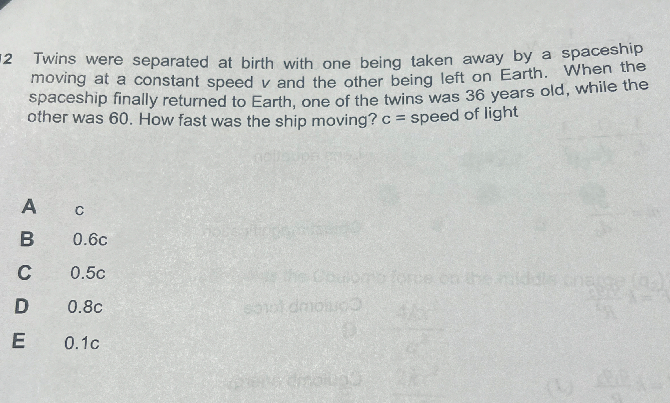 2 Twins were separated at birth with one being