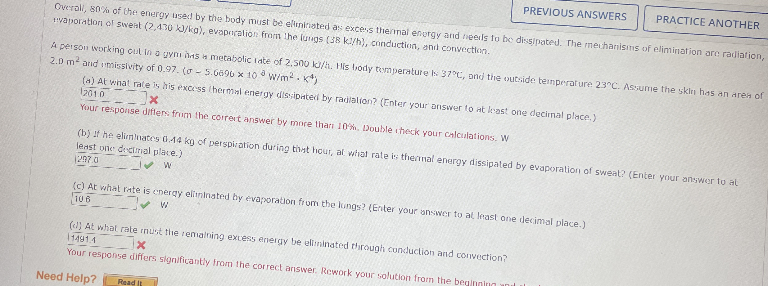 Overall, 8 0 % of the energy used by the body