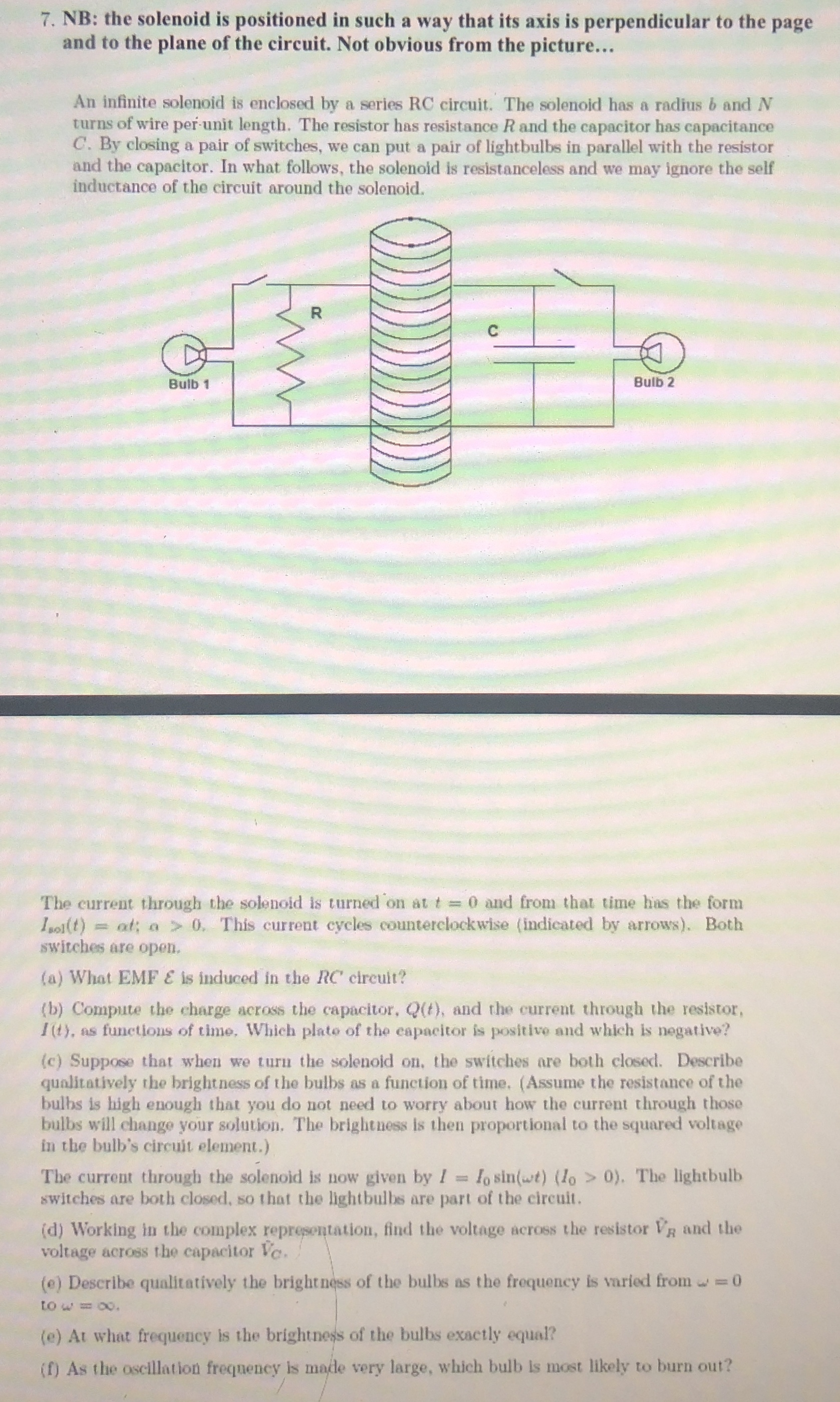 NB: the solenoid is positioned in such a way that
