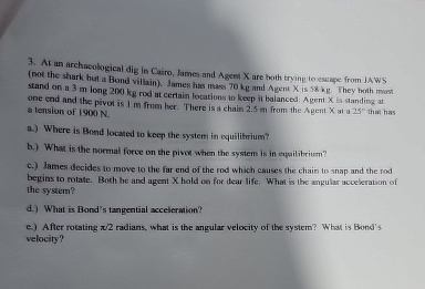 At an archacological dig in Cairo, James and Agem