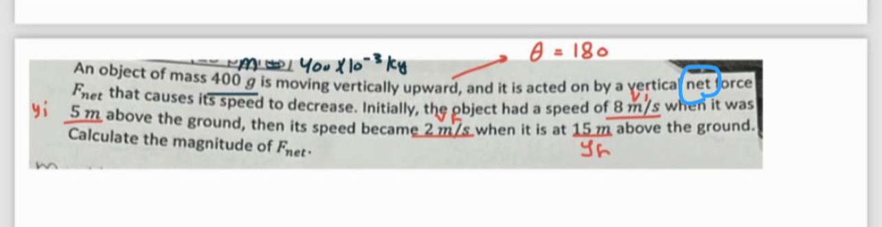 An object of mass 4 0 0 mis p 4 0 0 1 0 - 3 k y =
