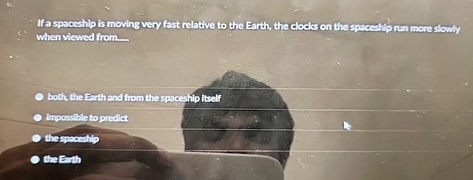 If a spaceship is moving very fast relative to