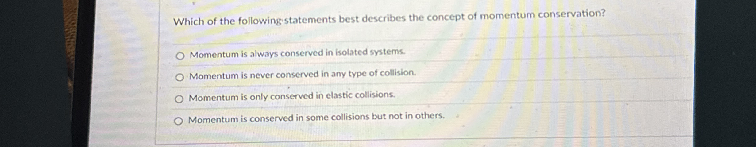 Which of the following'statements best describes