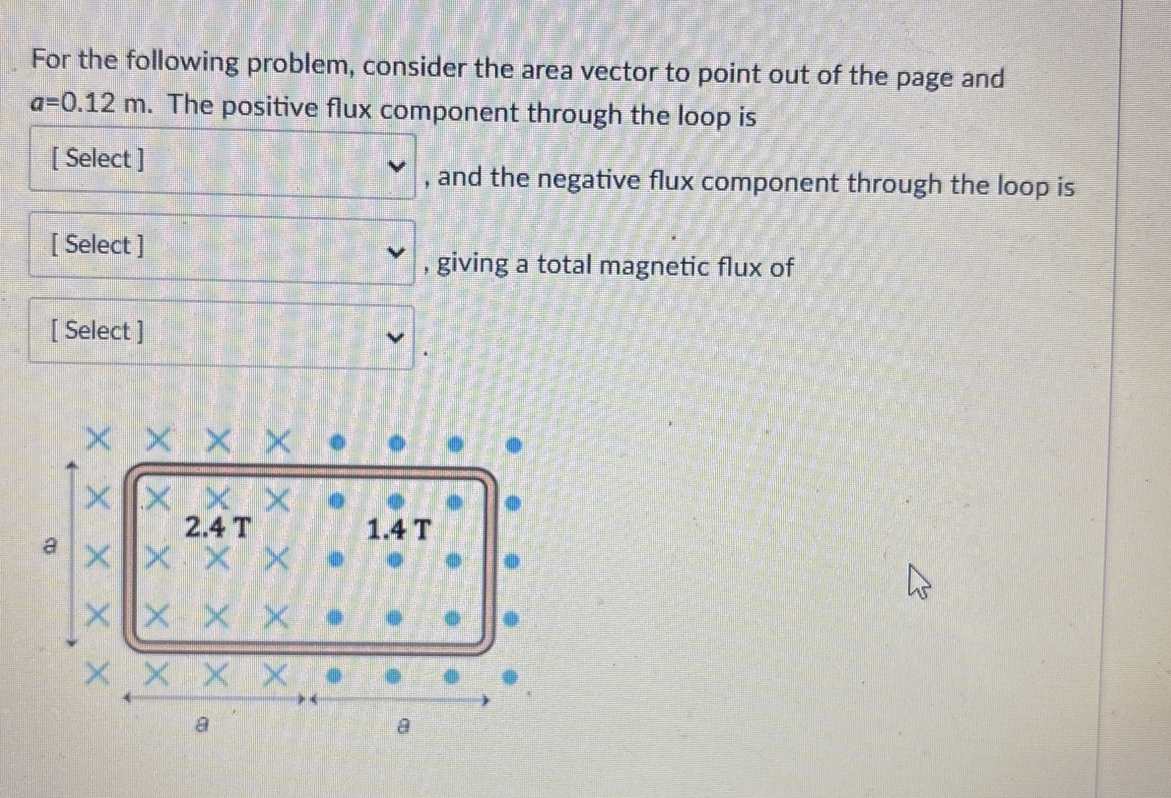 For the following problem, consider the area
