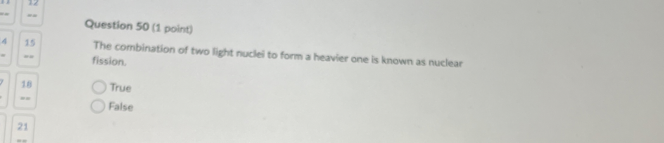 Question 5 0 ( 1 point ) 1 5 The combination of