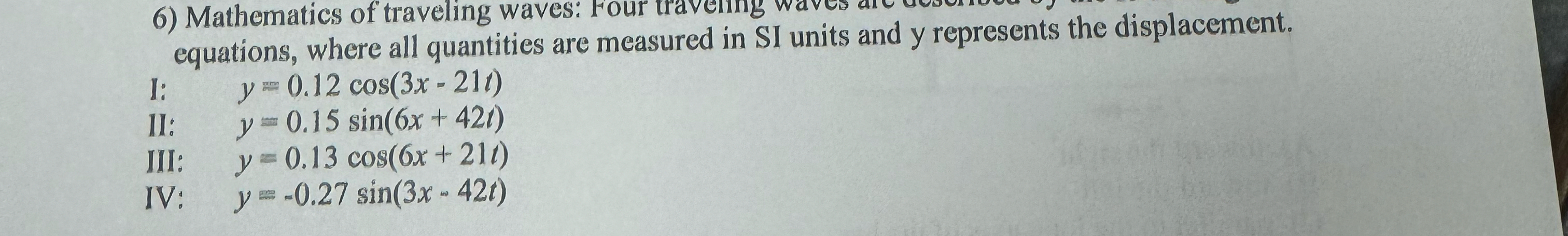 Mathematics of traveling waves: Four travenng