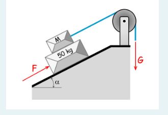 A box with mass MMM is resting on another box ( 5