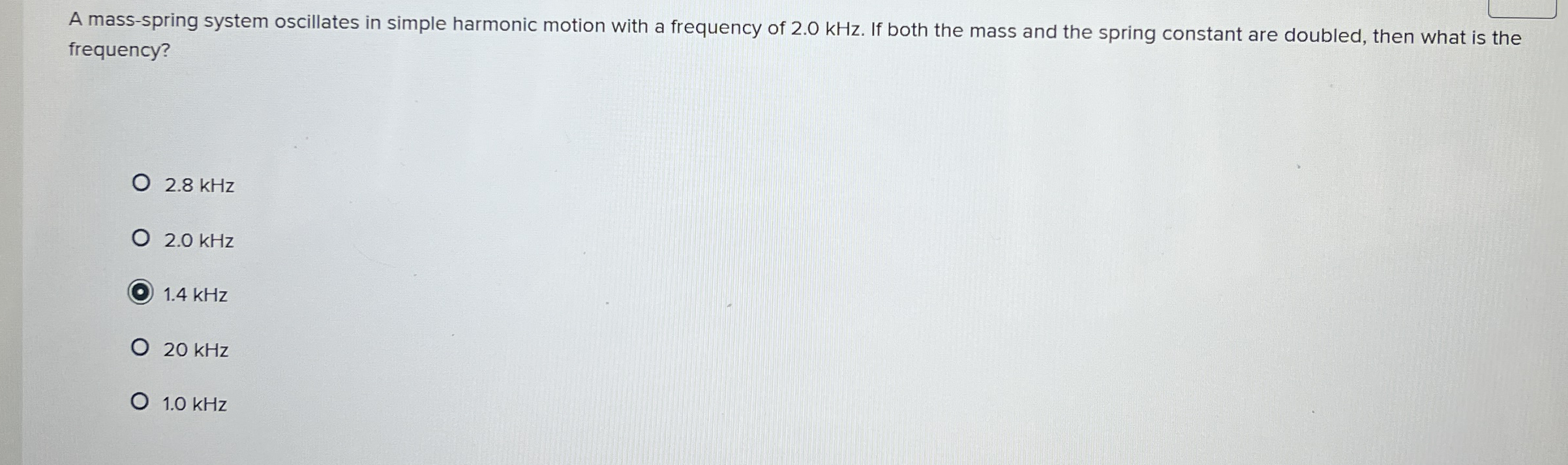 A mass - spring system oscillates in simple