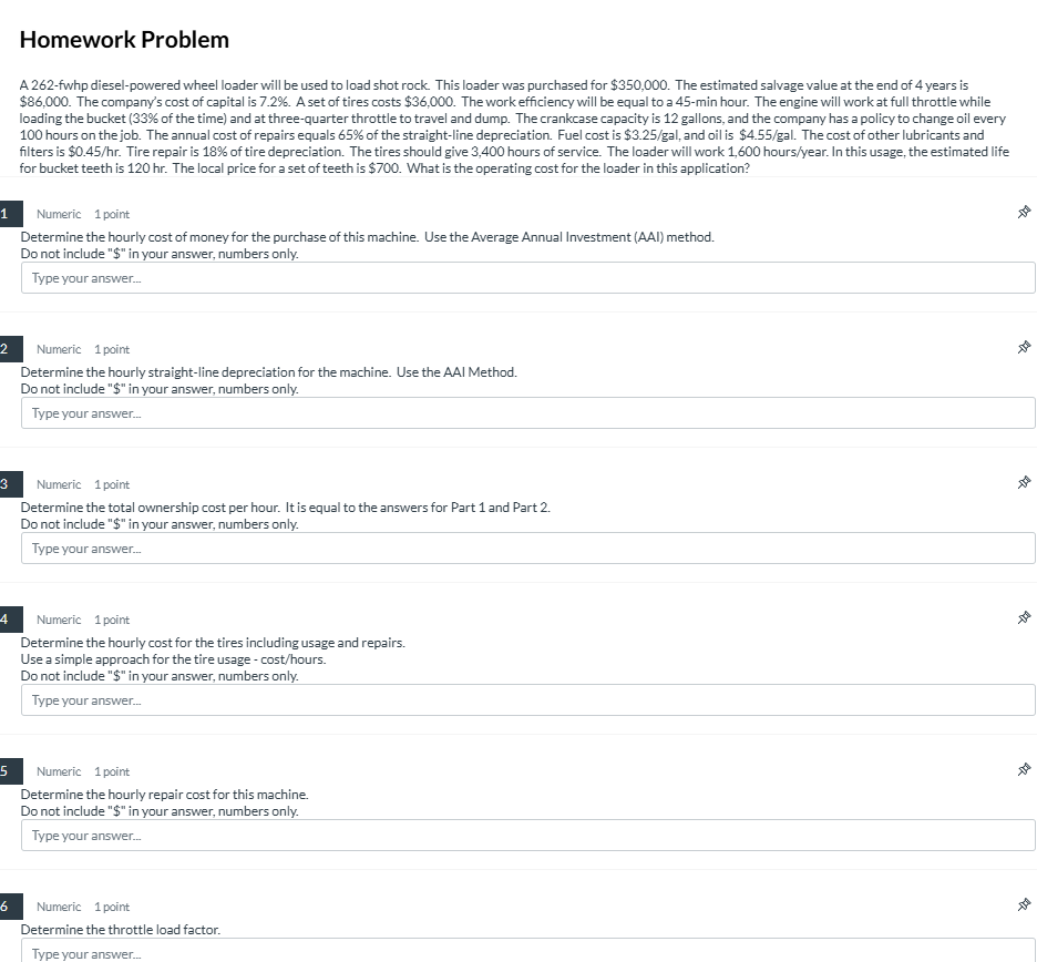 Homework Problem A 2 6 2 - fwhp diesel - powered