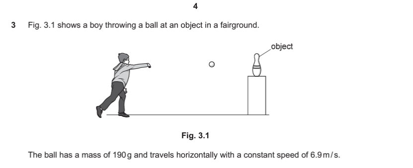 3 Fig. 3 . 1 shows a boy throwing a ball at an