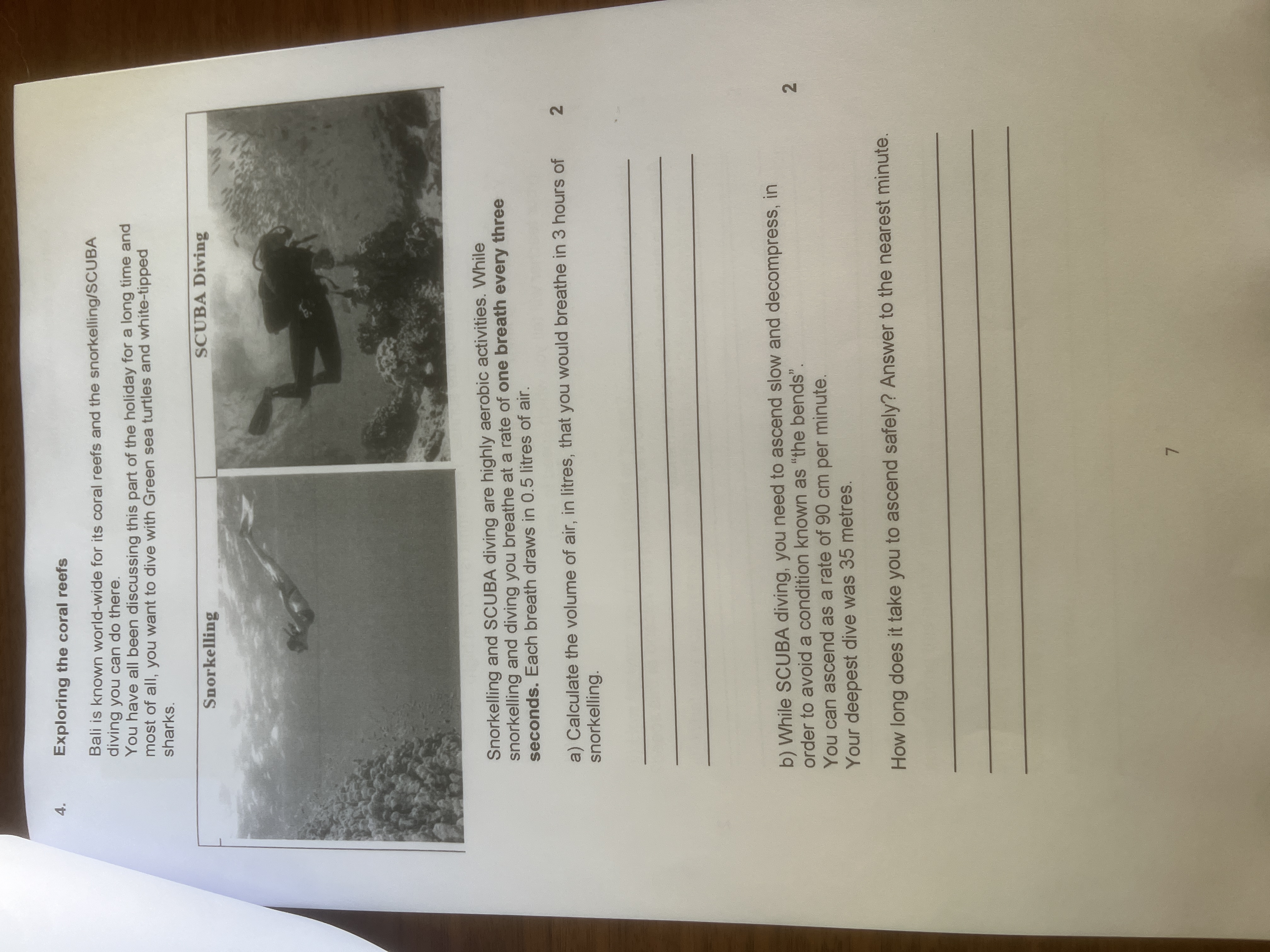 Exploring the coral reefs Bali is known world -