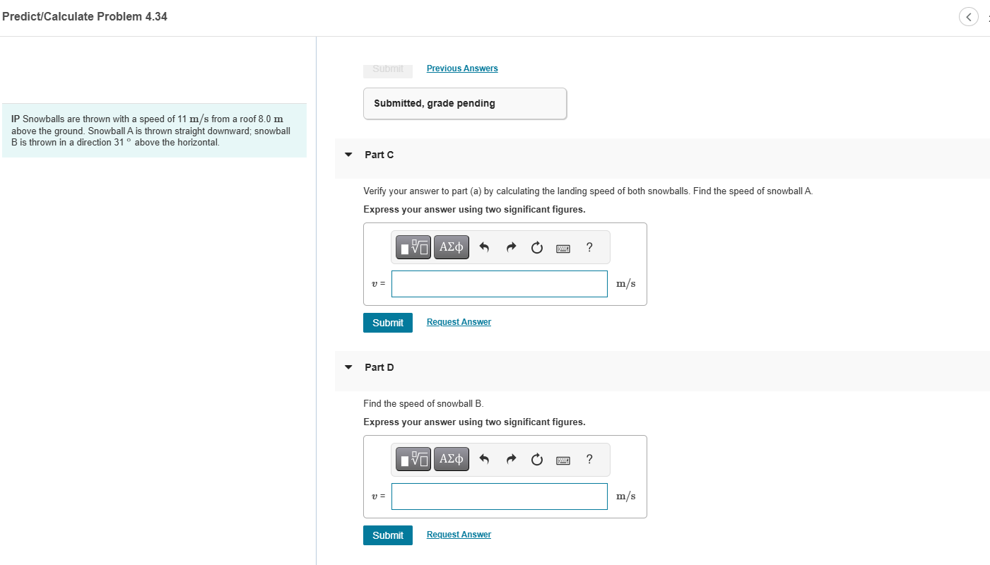 Predict / Calculate Problem 4 . 3 4 Previous