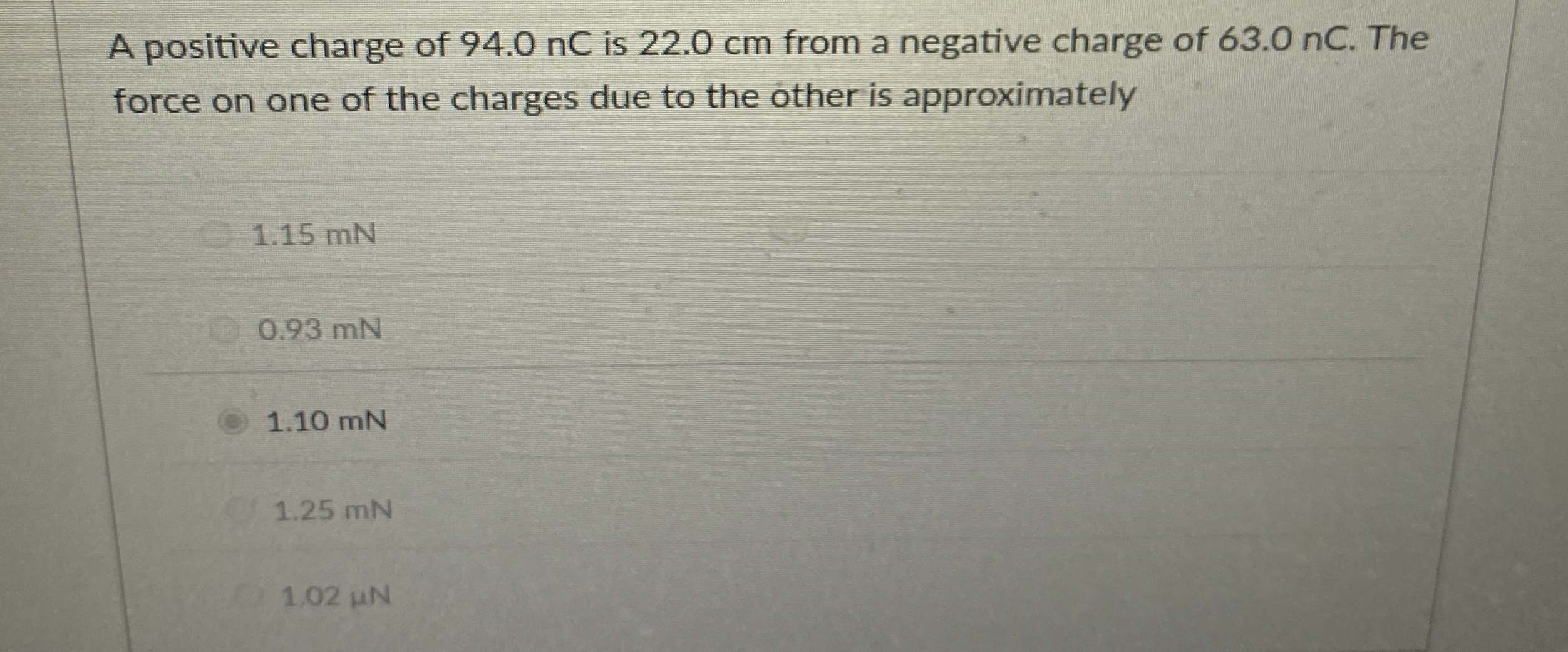A positive charge of 9 4 . 0 nC is 2 2 . 0 cm