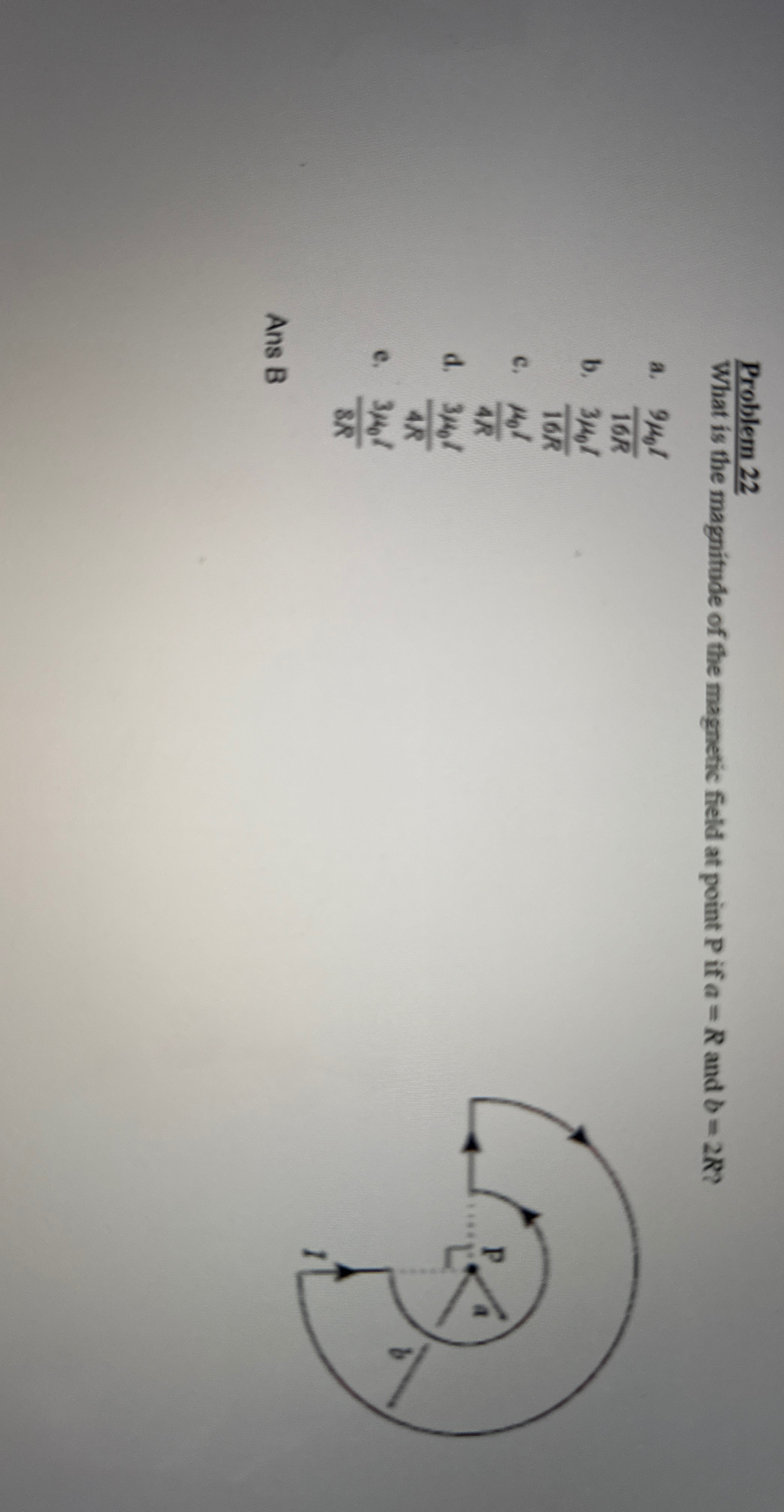 Problem 2 2 What is the magnitude of the magnetic