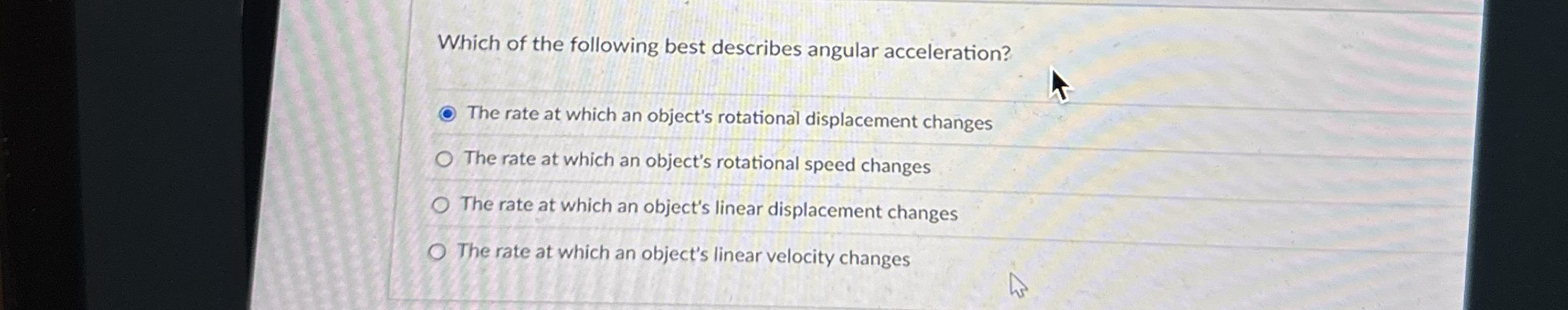 Which of the following best describes angular