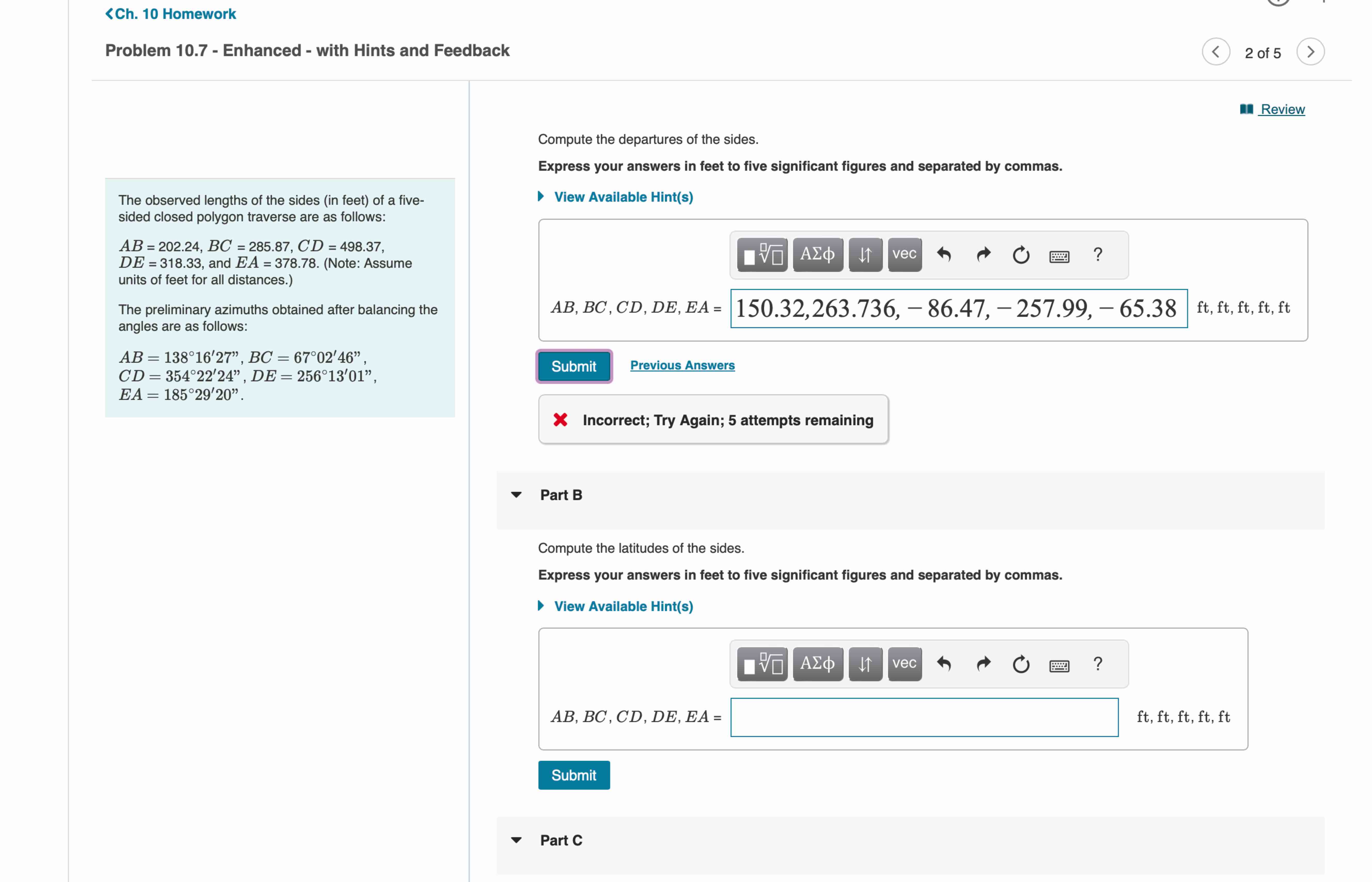 Problem 1 0 . 7 - Enhanced - with Hints and