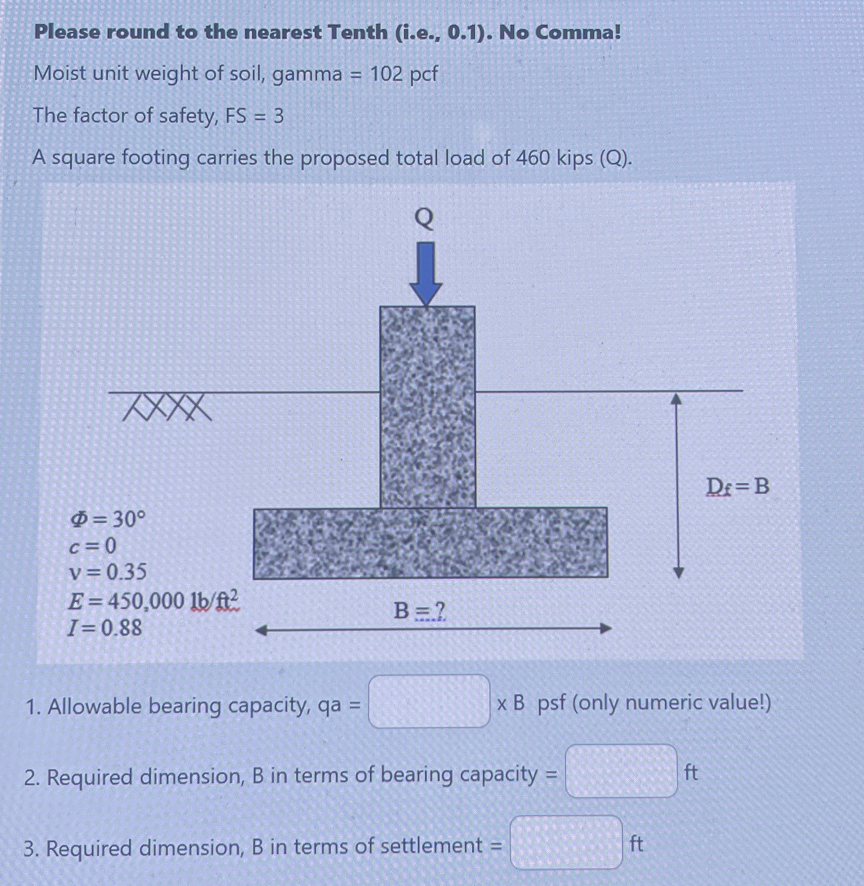 Please round to the nearest Tenth ( i . e . , 0 .