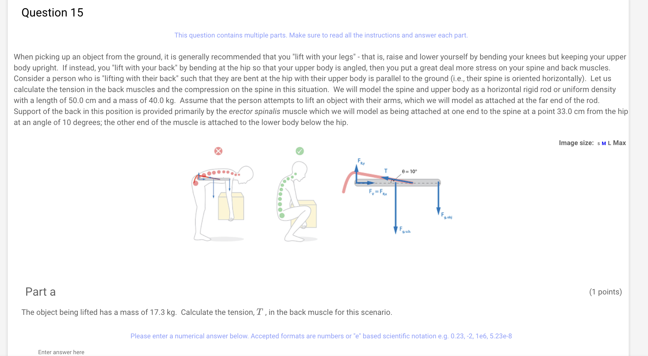 This question contains multiple parts. Make sure