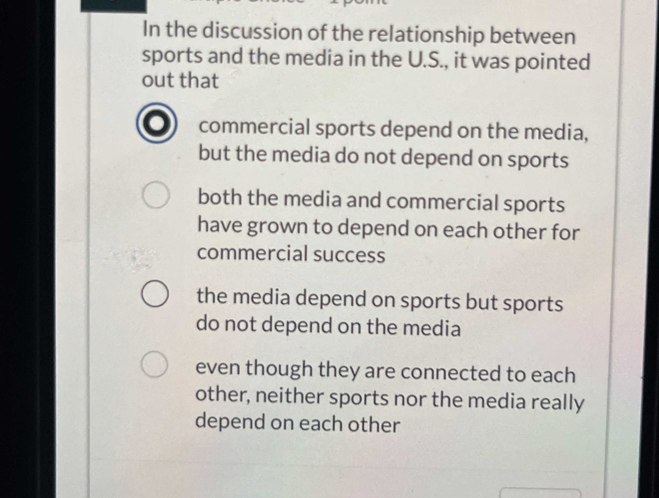 In the discussion of the relationship between