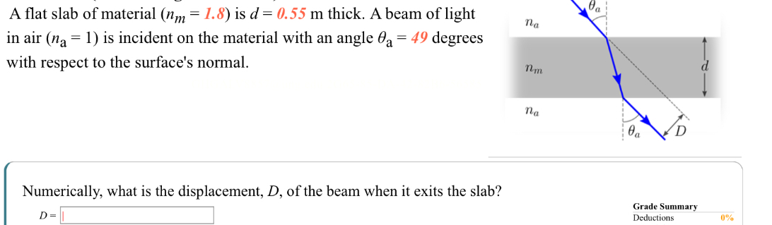 A flat slab of material