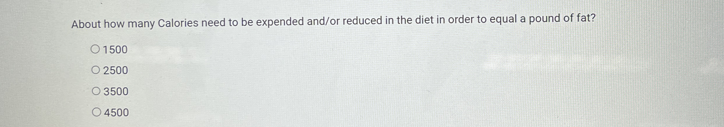 About how many Calories need to be expended and /