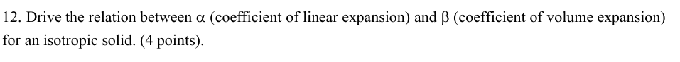 1 2 . Drive the relation between \ ( \ alpha \ )