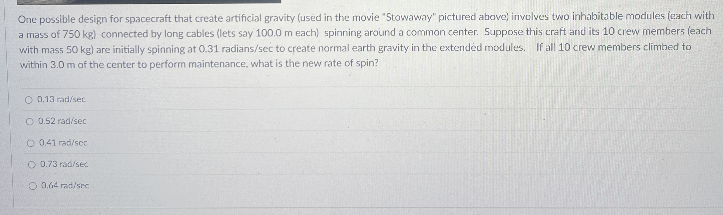 One possible design for spacecraft that create