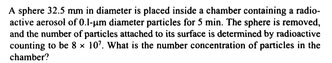 A sphere 3 2 . 5 mm in diameter is placed inside