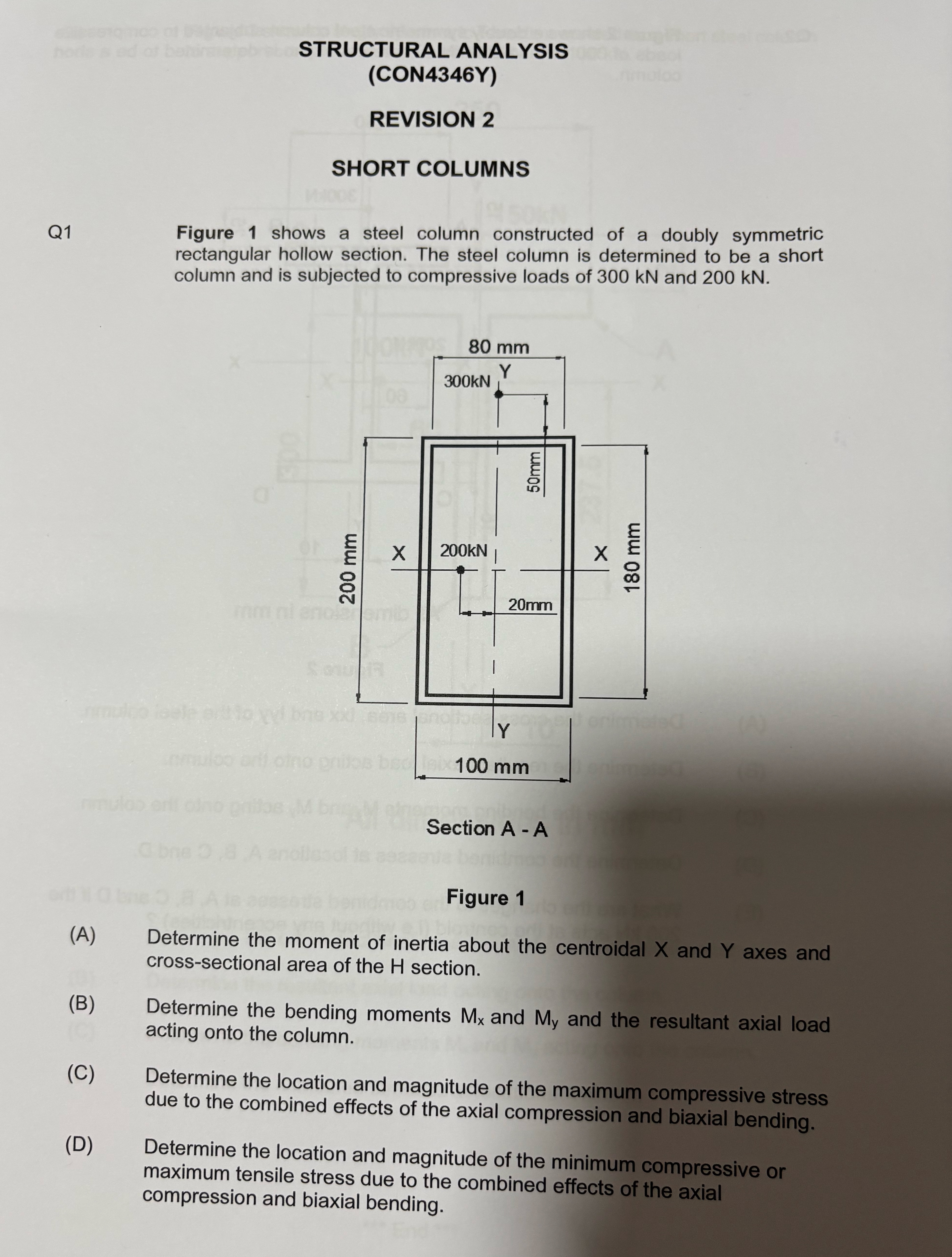 STRUCTURAL ANALYSIS ( CON 4 3 4 6 Y ) REVISION 2