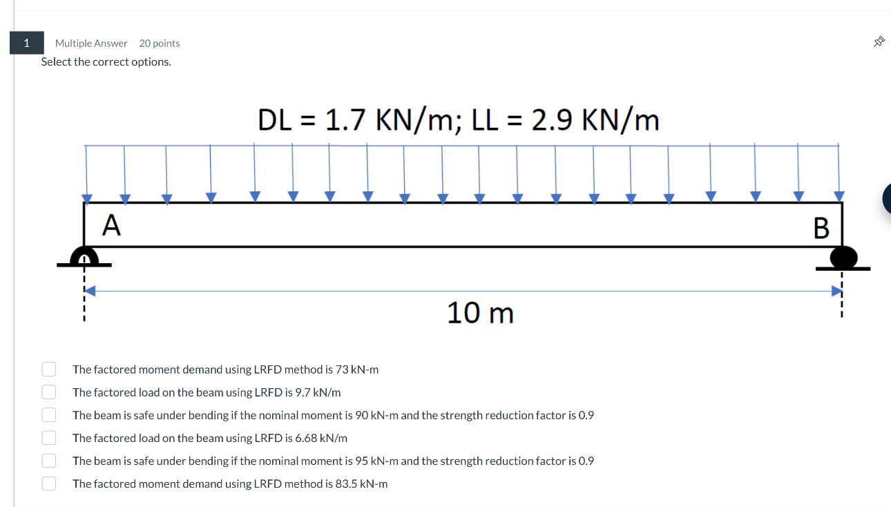 1 Multiple Answer 2 0 points Select the correct