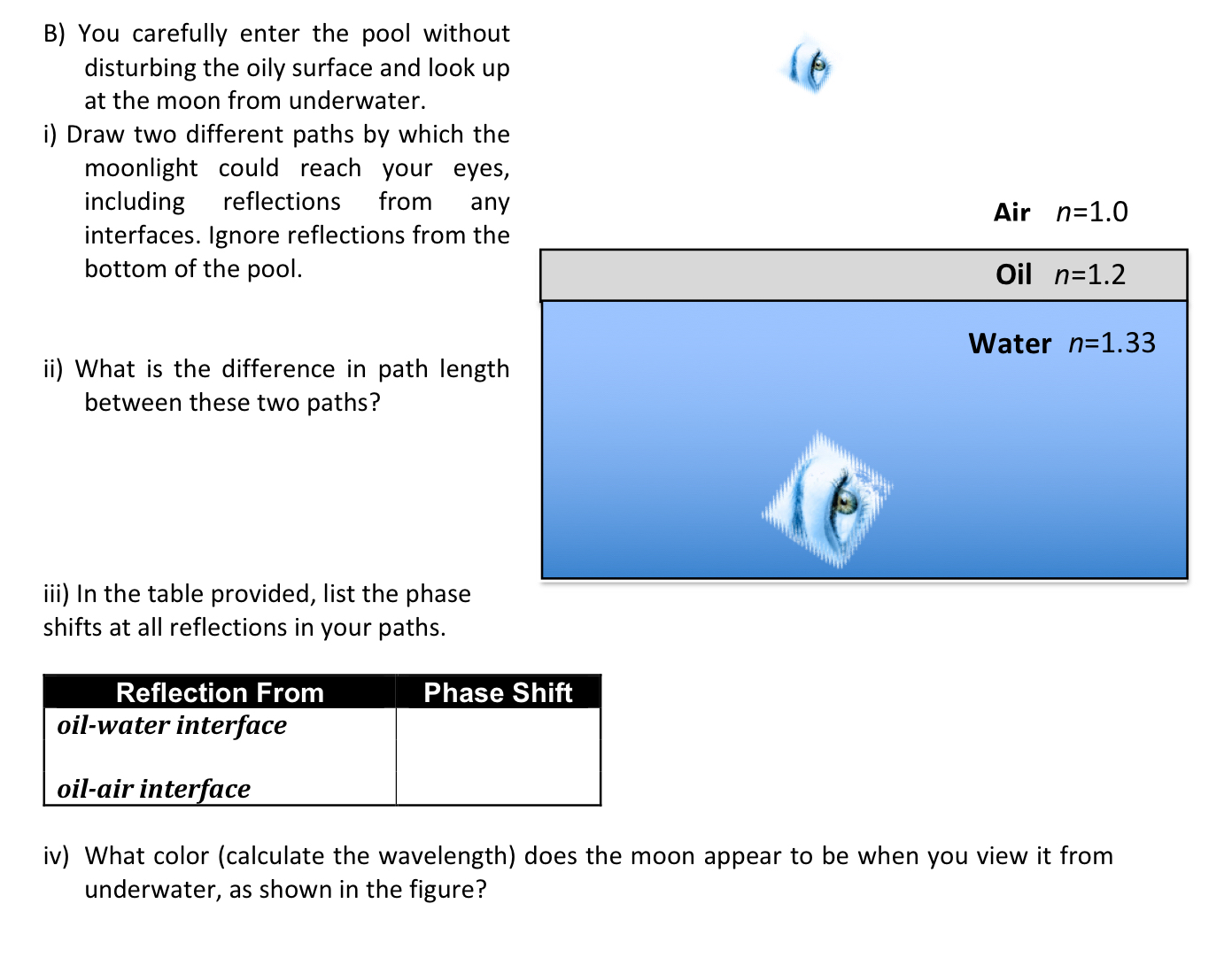 B ) You carefully enter the pool without