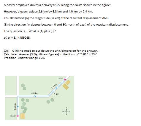 A postal employee drives a delivery truck along