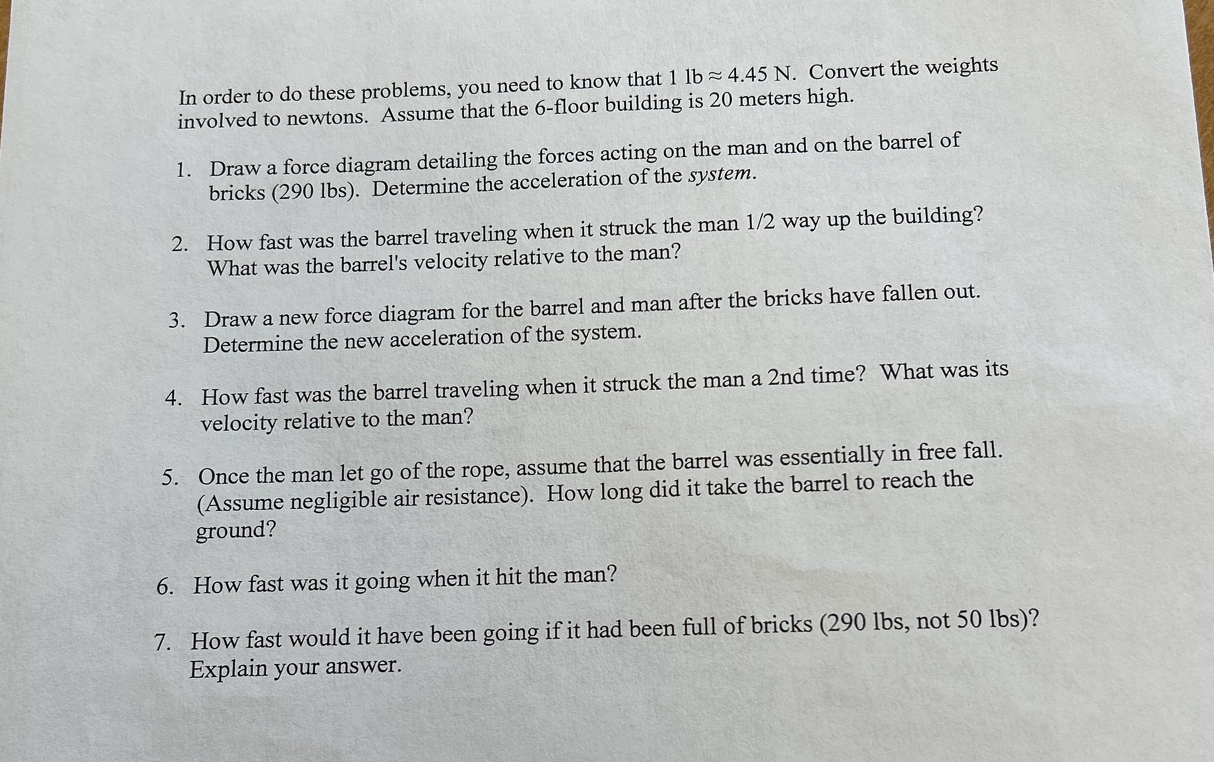 Challenge Problem No matter how bad your day is