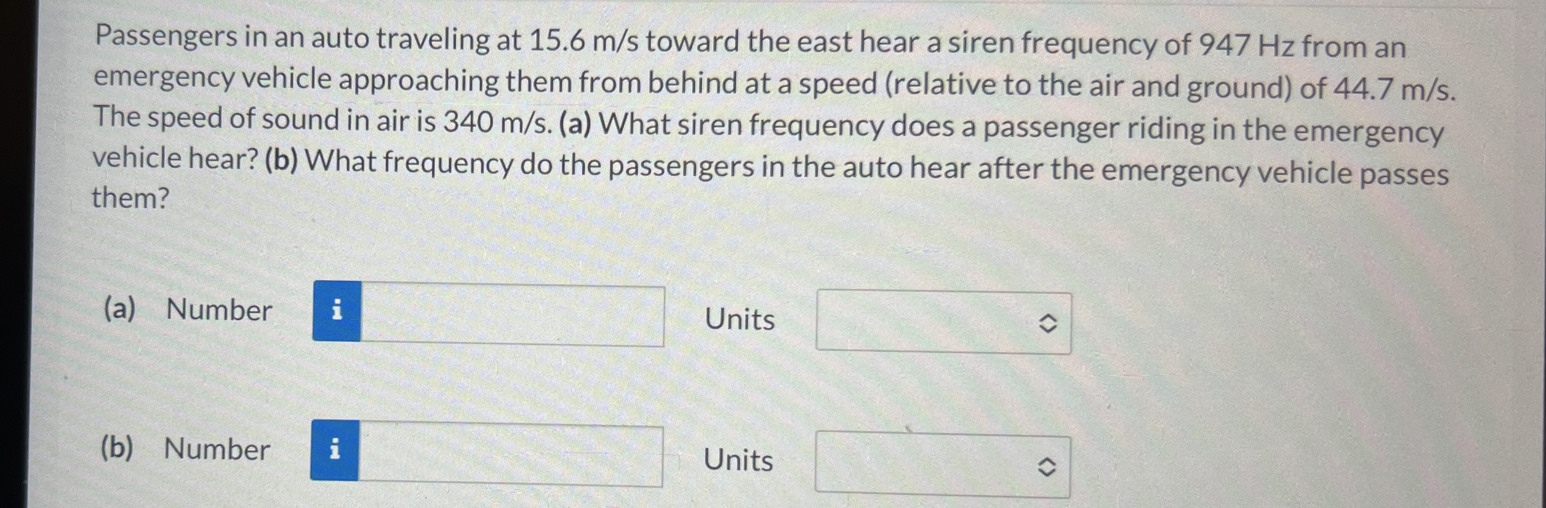 Passengers in an auto traveling at 1 5 . 6 m s