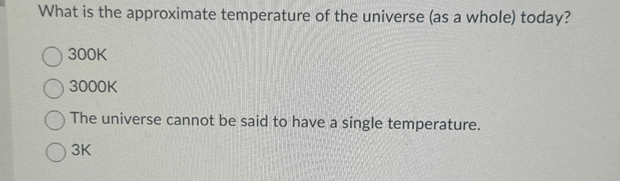 What is the approximate temperature of the