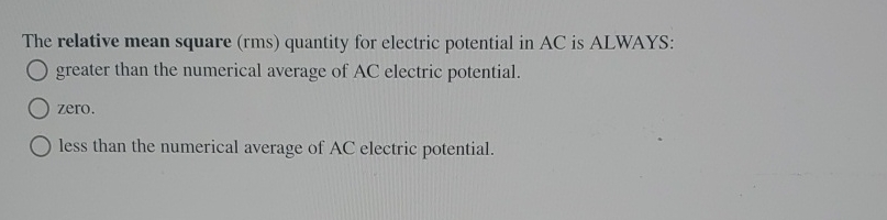 The relative mean square ( rms ) quantity for