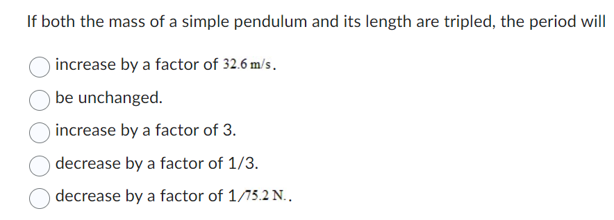 If both the mass of a simple pendulum and its