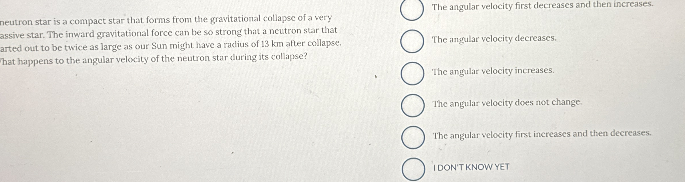 neutron star is a compact star that forms from