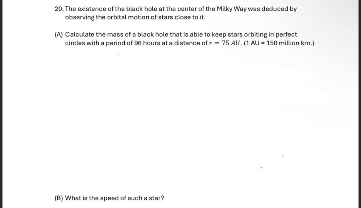 This is one of the example problems from my final